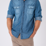 Women French Linen Crew Neck
